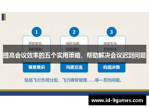 提高会议效率的五个实用策略，帮助解决会议迟到问题