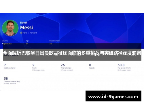 全面解析巴黎圣日耳曼欧冠征途面临的多重挑战与突破路径深度洞察